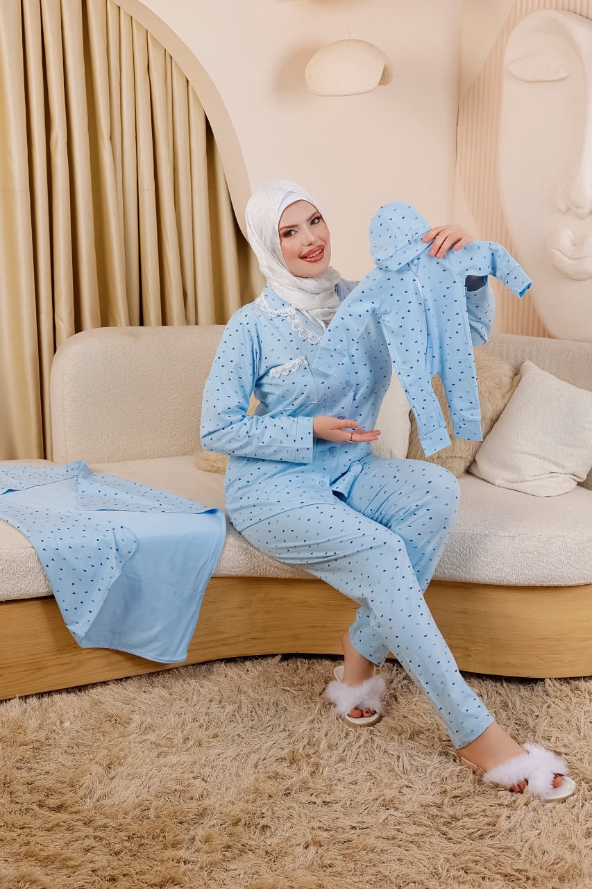 Summer - 2-Piece hearts Pajama S1007