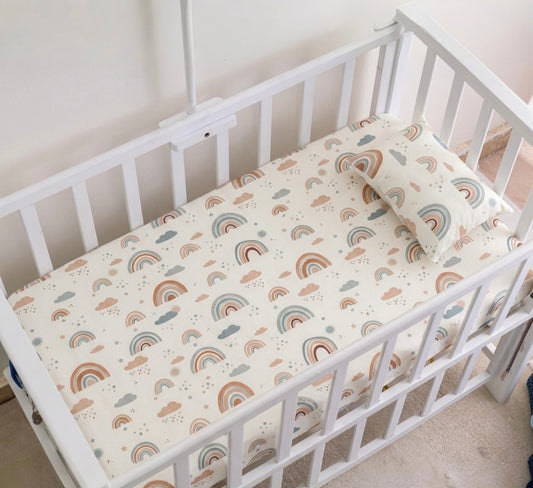 208 - Crib sheets - ملايه سرير البيبي