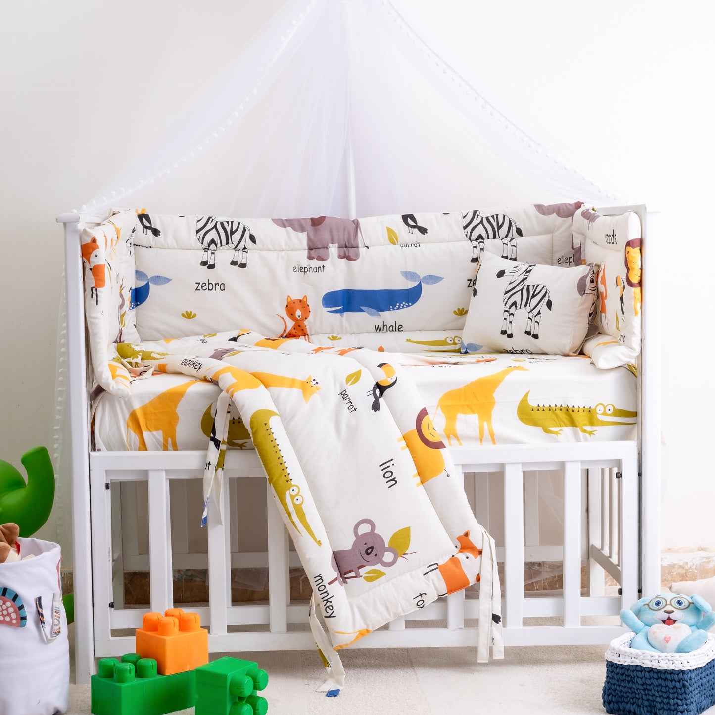 208 - Crib sheets - ملايه سرير البيبي