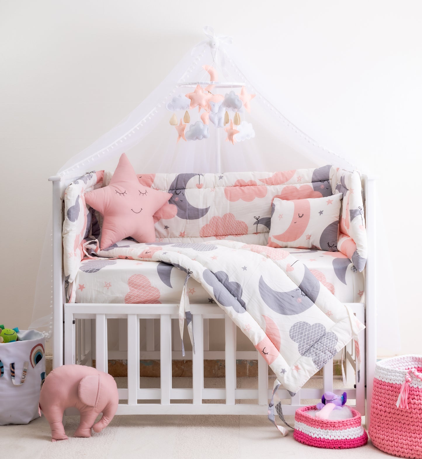 208 - Crib sheets - ملايه سرير البيبي
