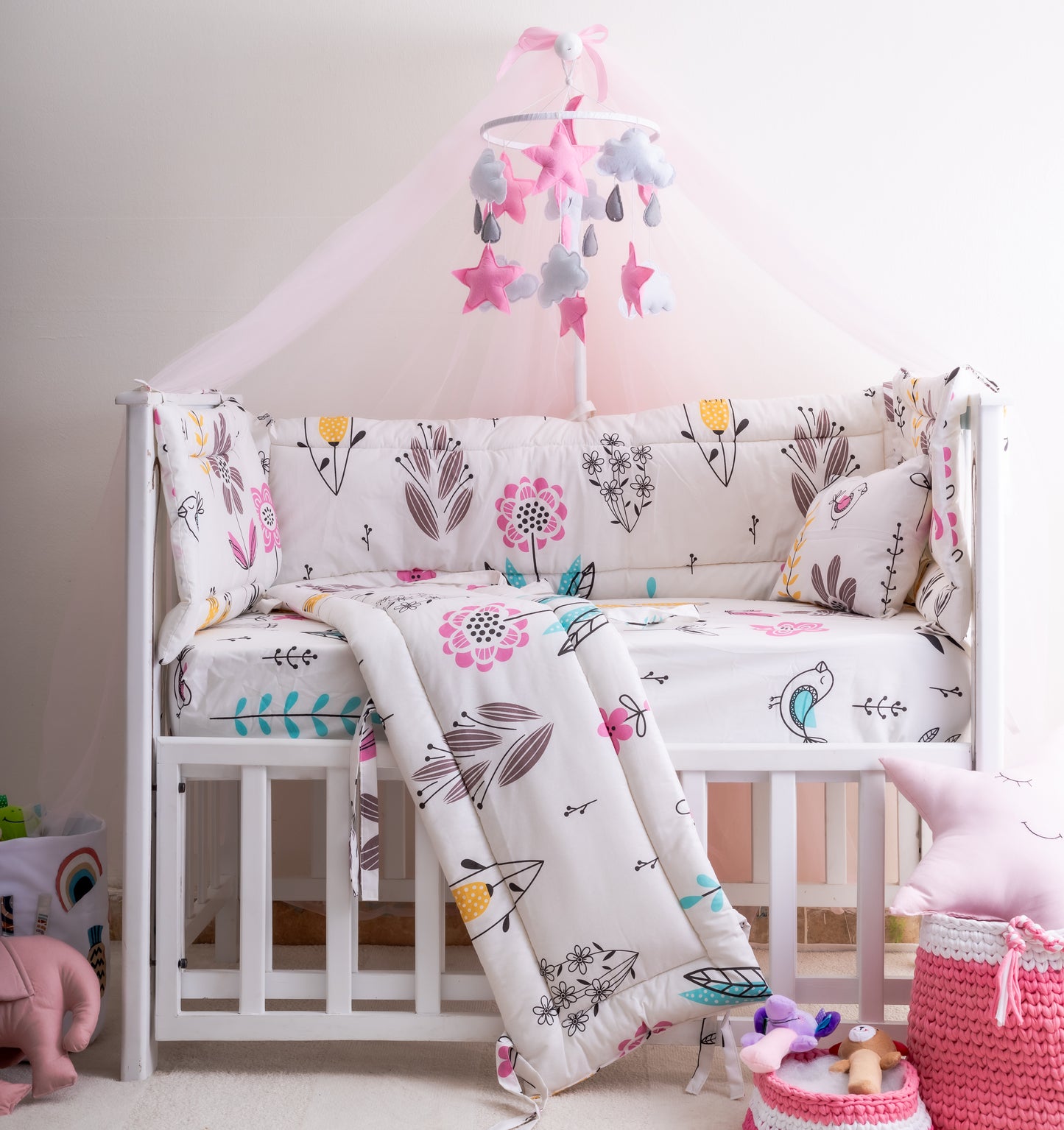 208 - Crib sheets - ملايه سرير البيبي