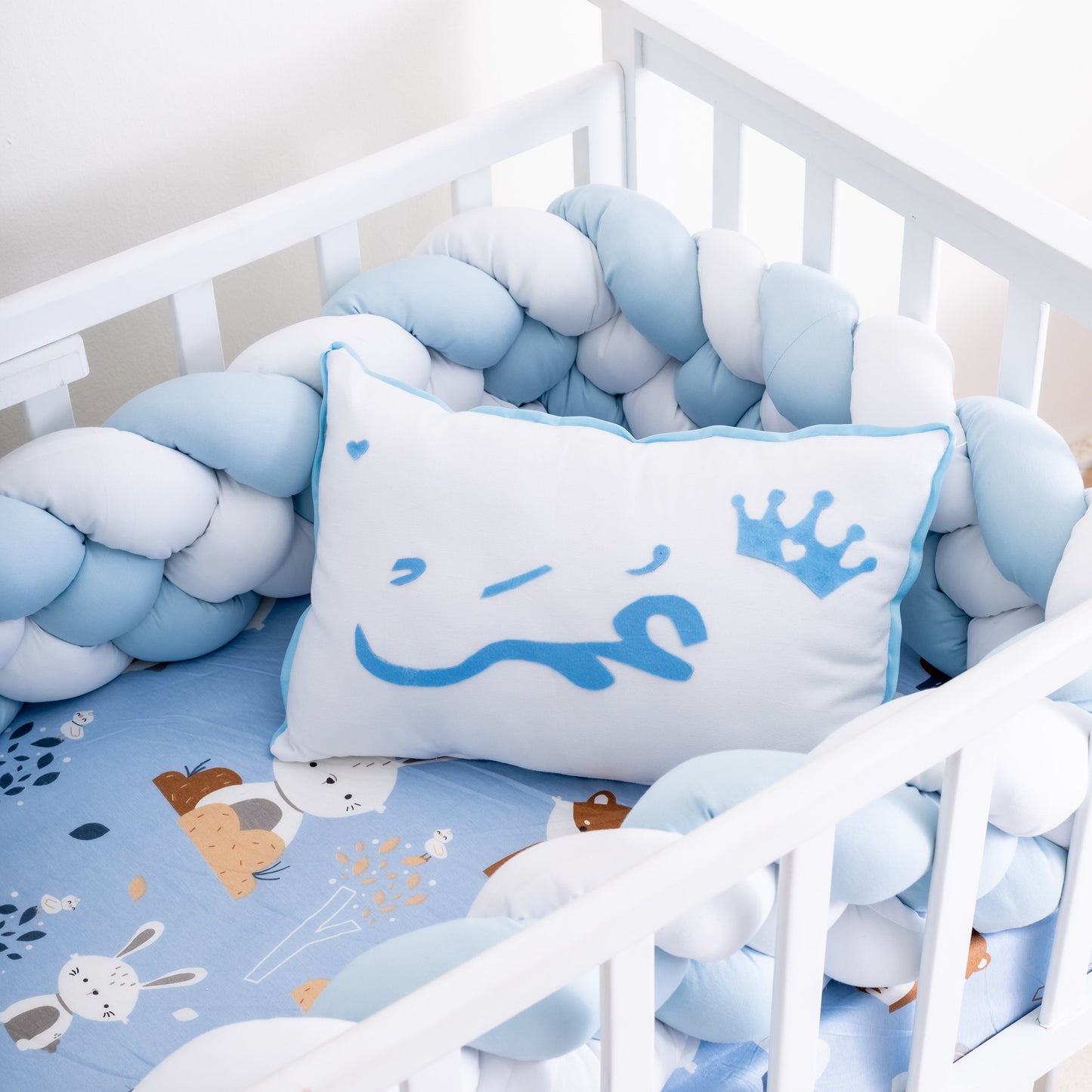 359 - Baby Name Pillow - مخده باسم البيبي مستطيل تطريز