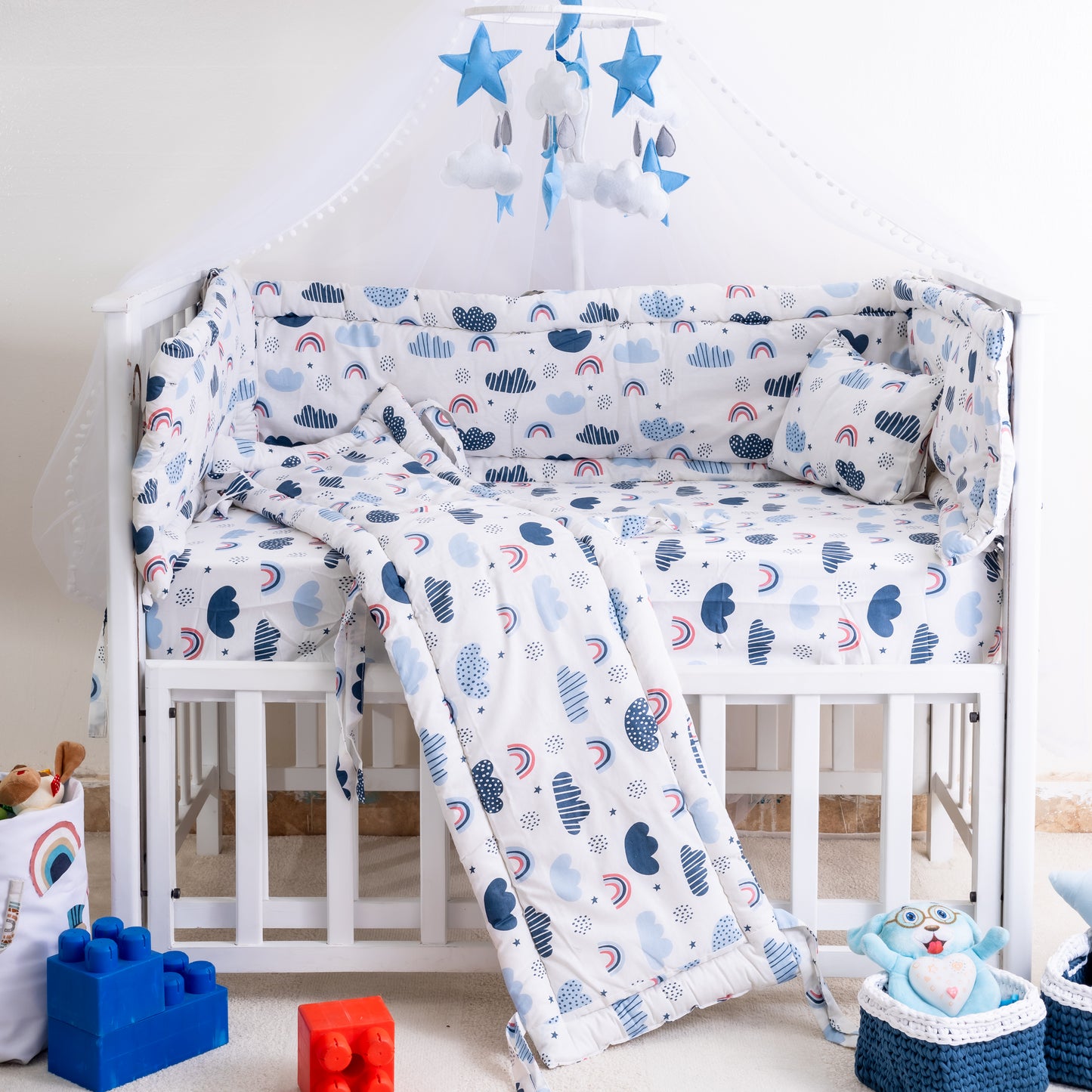 208 - Crib sheets - ملايه سرير البيبي