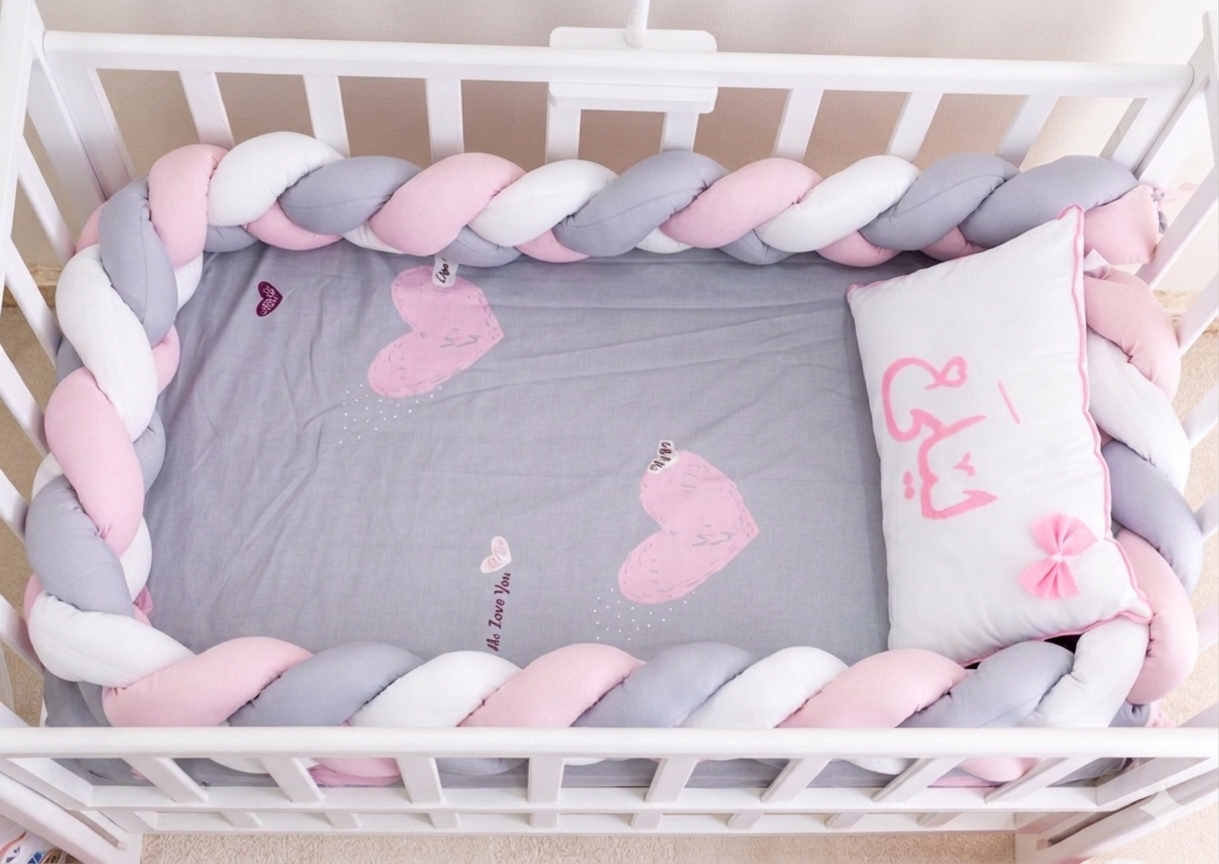 208 - Crib sheets - ملايه سرير البيبي