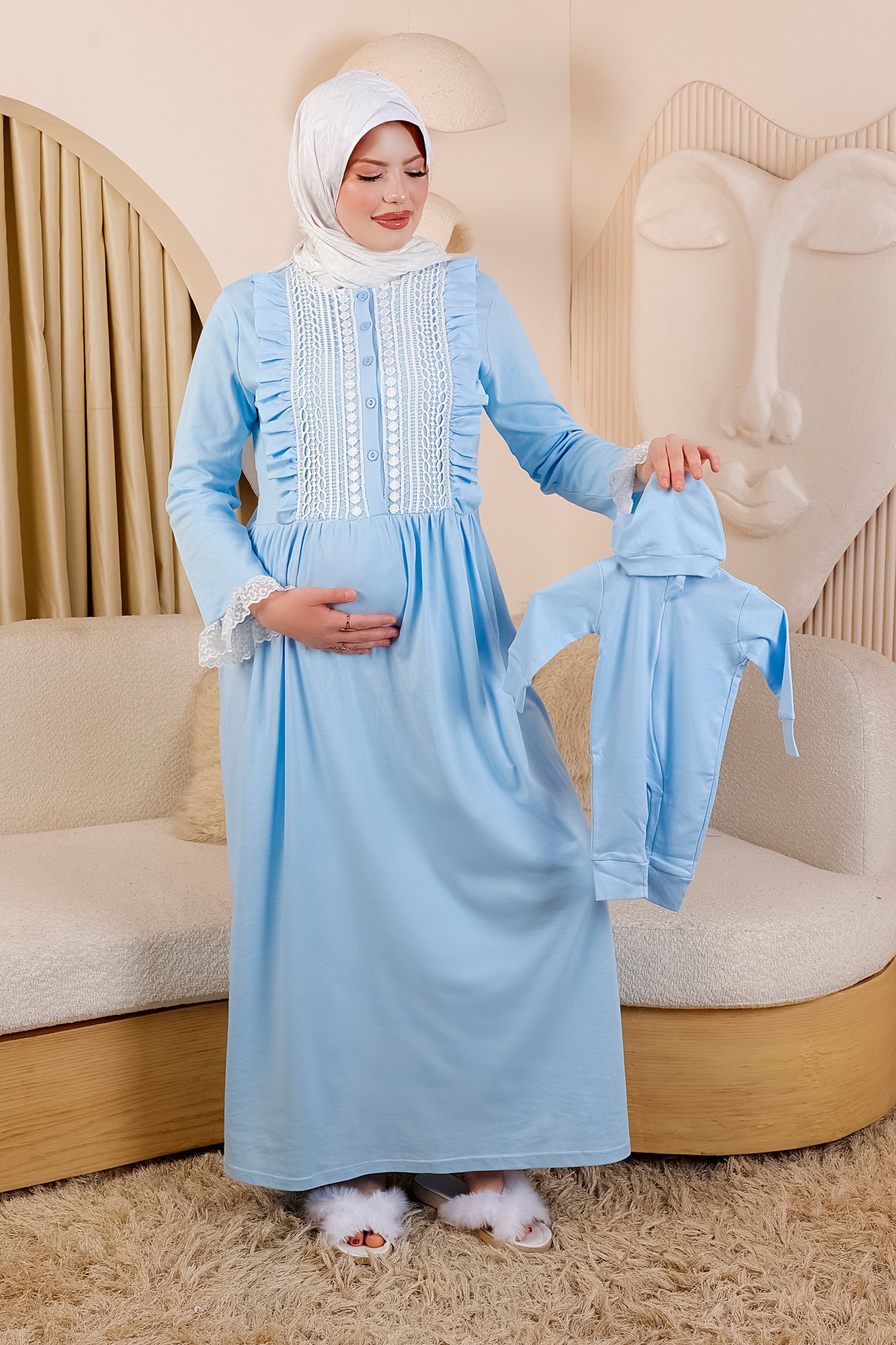 Summer - 2-Piece Plain Dress