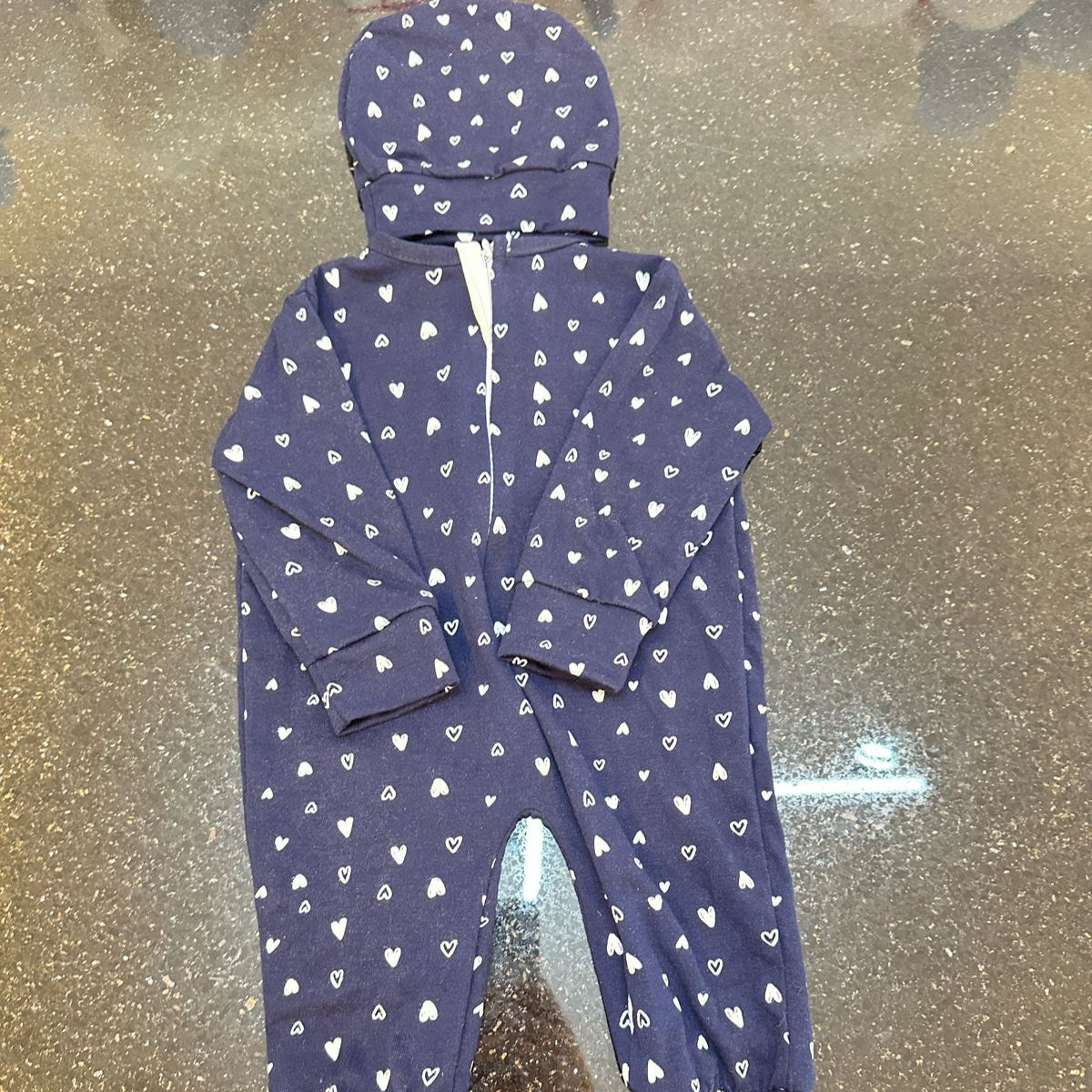 335 - Cotton Jumpsuit Hearts