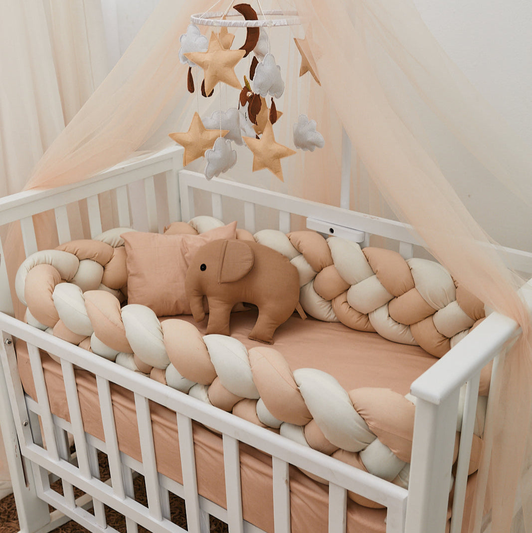 mosquito Net -  ناموسيه سرير البيبي كامله العمود مع الناموسيه