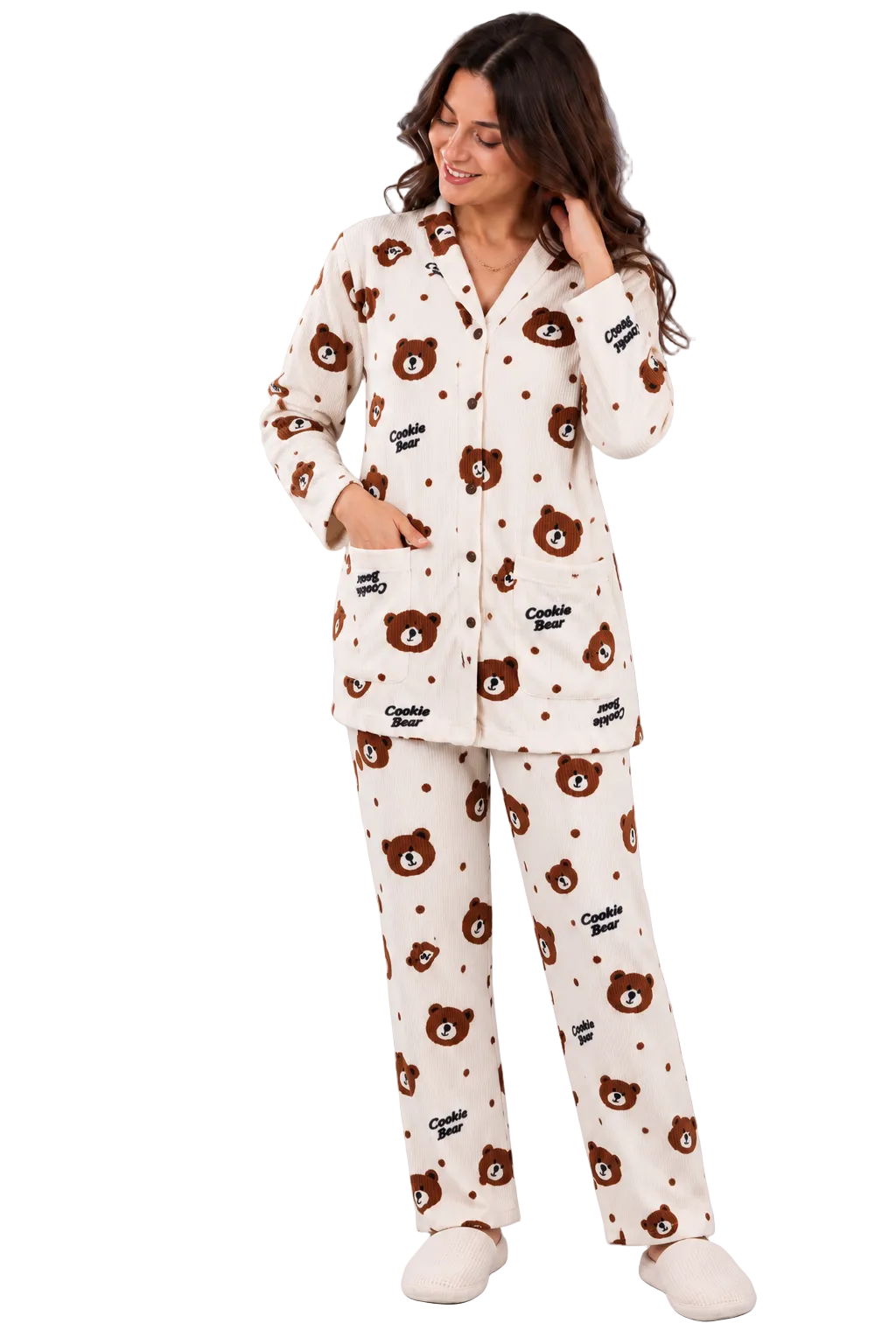 Winter- Button Mom Pajama S1029