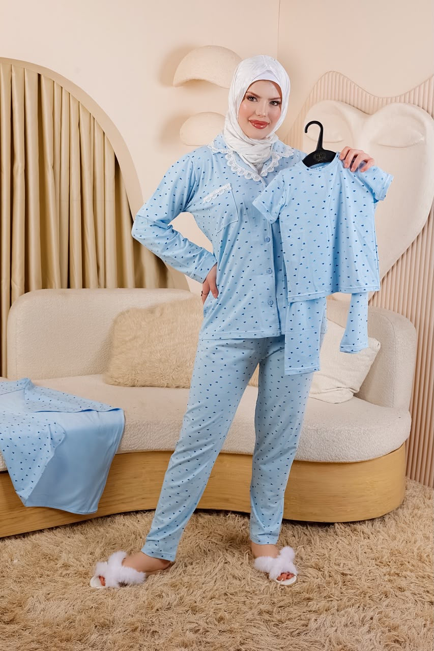 Summer - 2-Piece hearts Pajama S1007