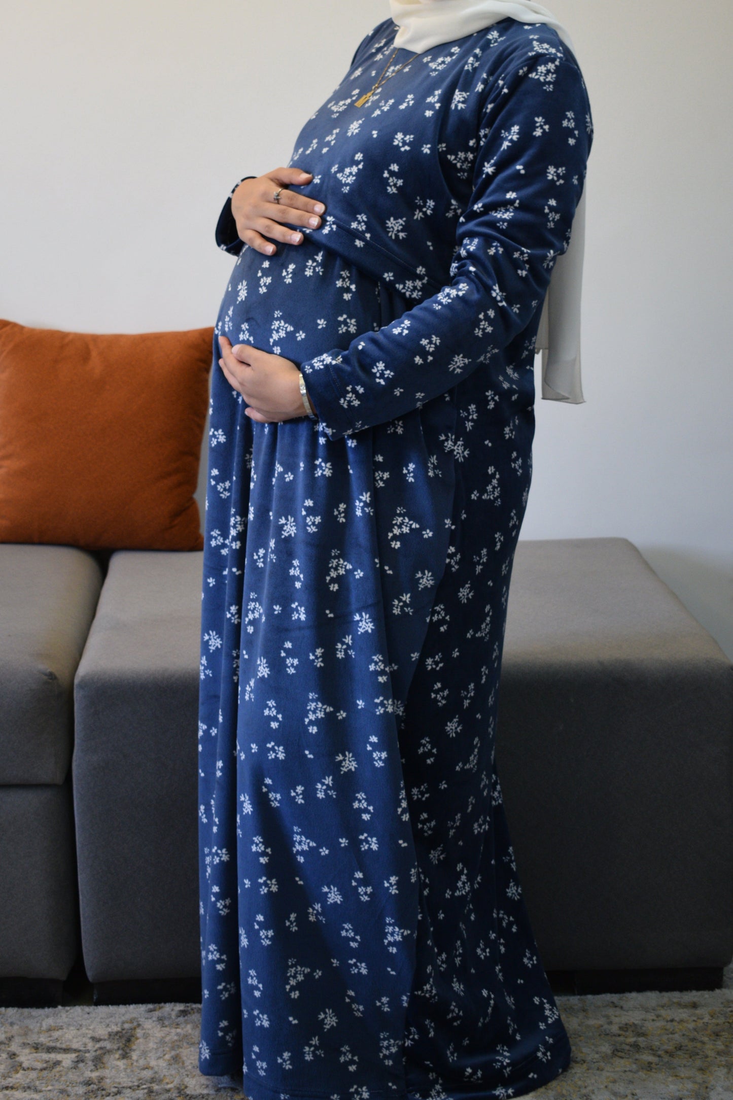 299-302 - Winter- Baby Shower Mom Dress