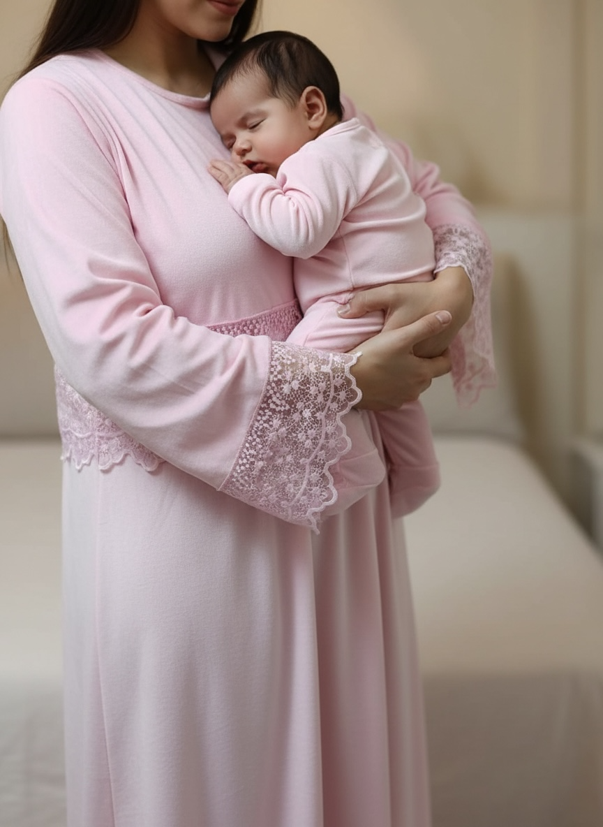 299-302 - Winter- Baby Shower Mom Dress
