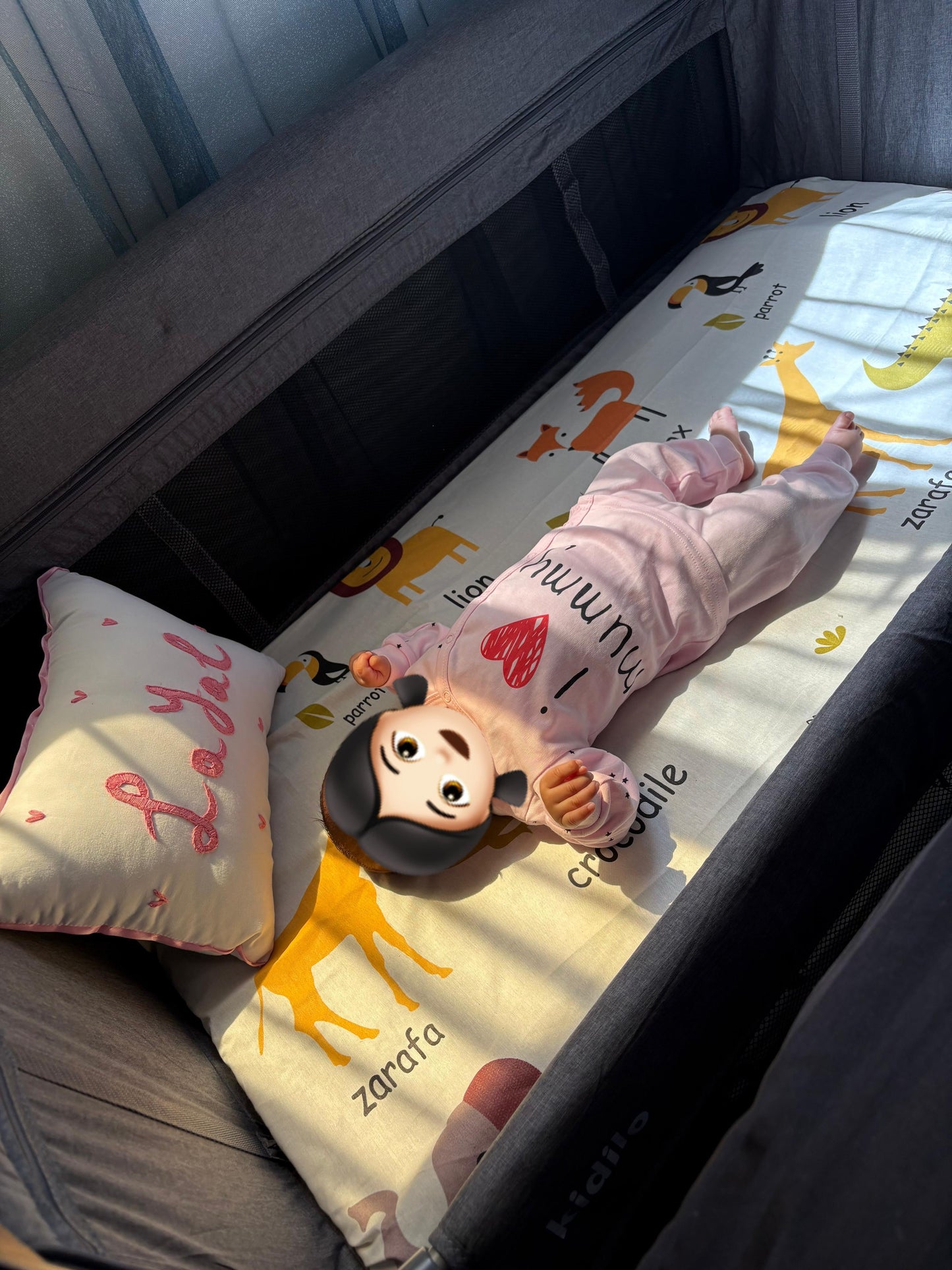 208 - Crib sheets - ملايه سرير البيبي