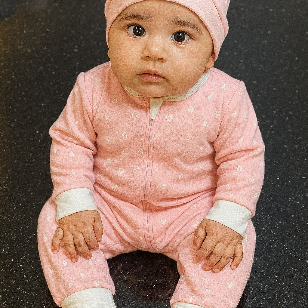 335 - Cotton Jumpsuit Hearts