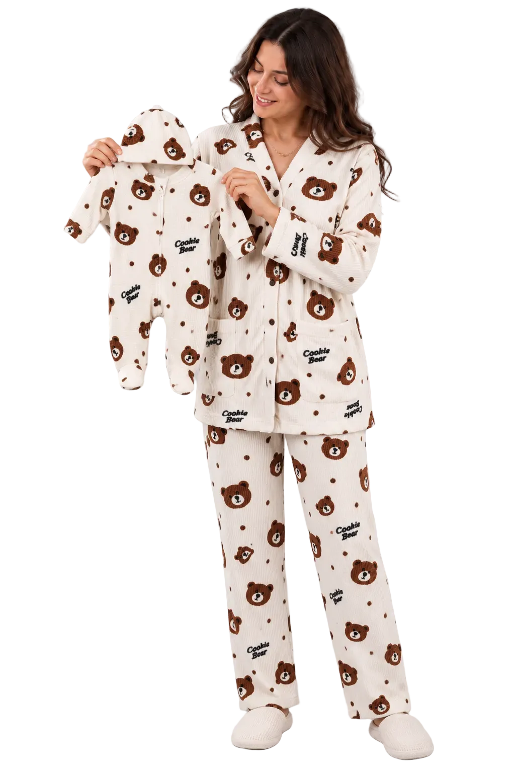 Winter- Button Mom Pajama S1029